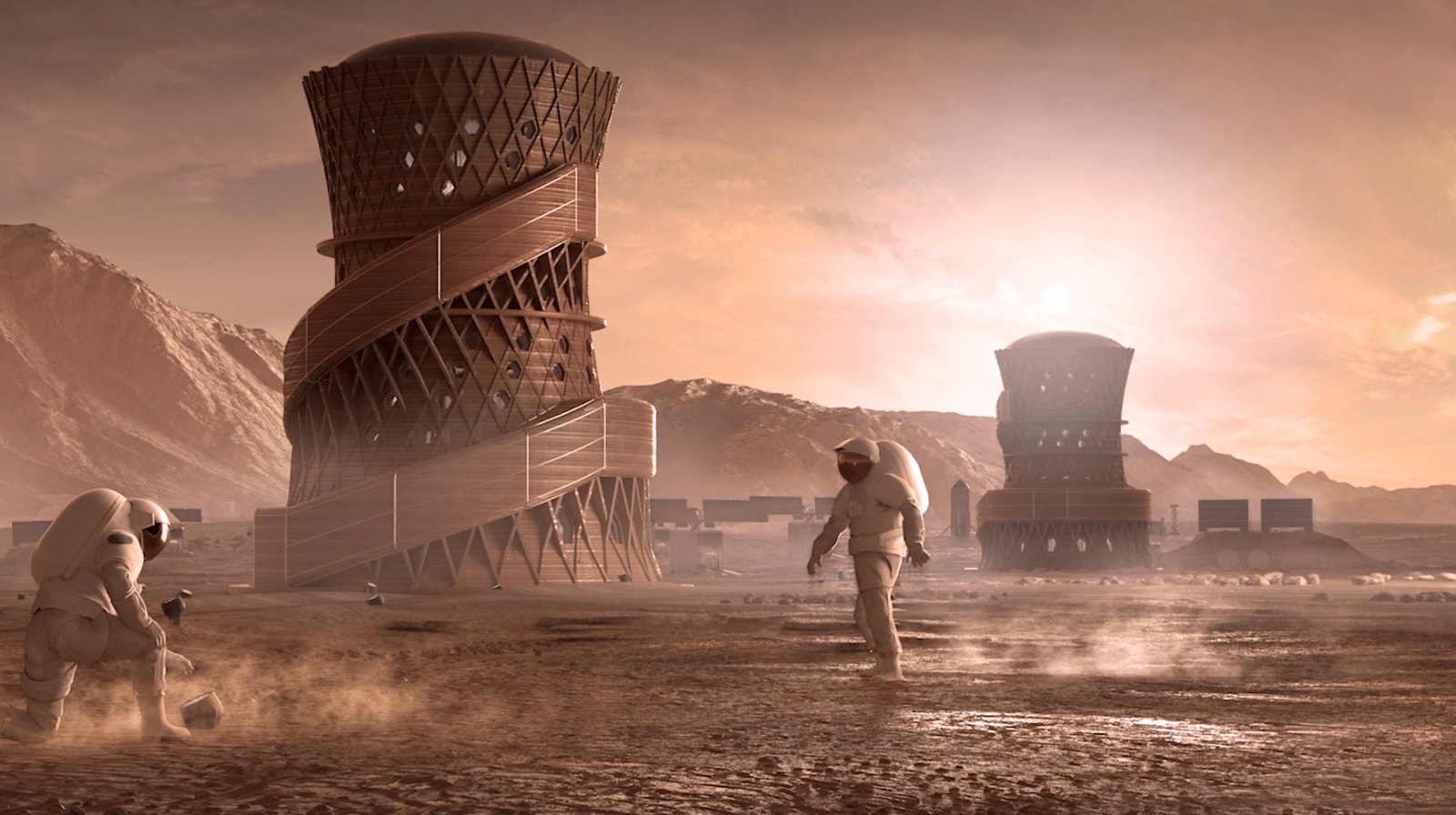 Powstaje marsjański dom w technologii druku 3D