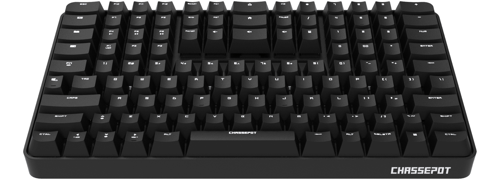 Klawiatura C1000 ma numpad… u góry