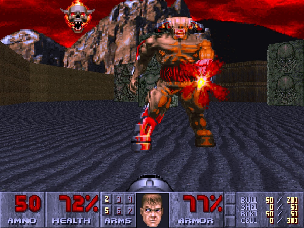 SI stworzyła portret głównego bohatera gry Doom