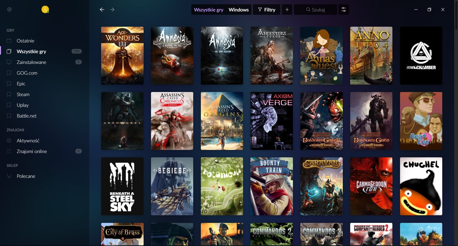 klient gog galaxy 2.0