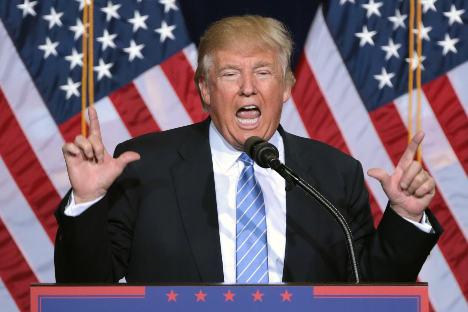 Donald Trump oskarża Google