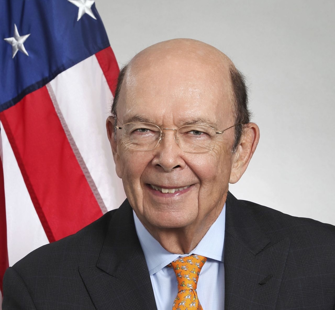 Wilbur Ross, sekretarz handlu w rządzie Donalda Trumpa, bankier. (Wikipedia)
