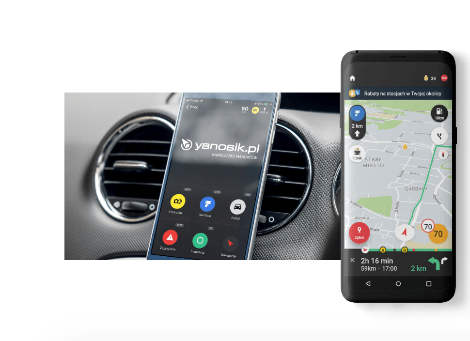 Yanosik – więcej inofrmacji o nieoznakowanych patrolach