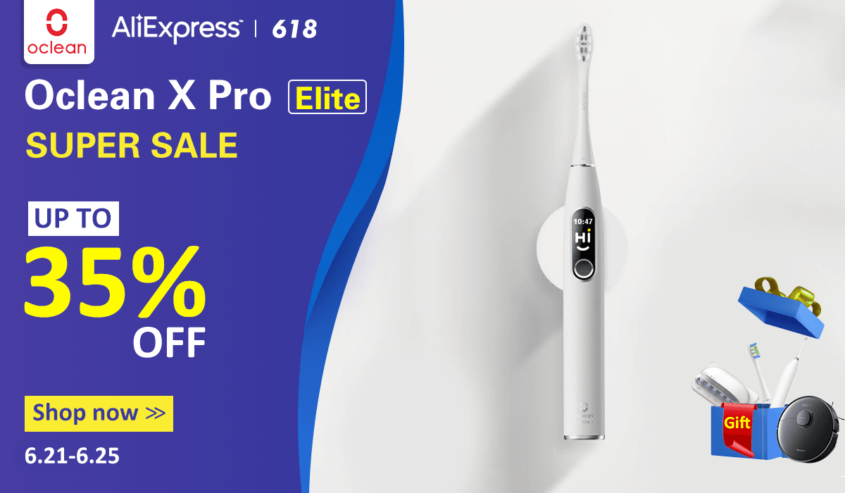 Letnia wyprzedaż AliExpress - szczoteczka Oclean X Pro Elite w świetnej cenie