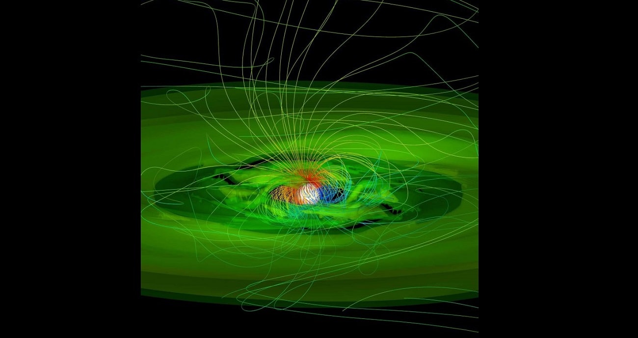 Młoda gwiazda, tajemnicza plama i 450 lat świetlnych. Astronomowie próbują wyjaśnić to, co zaobserwowali