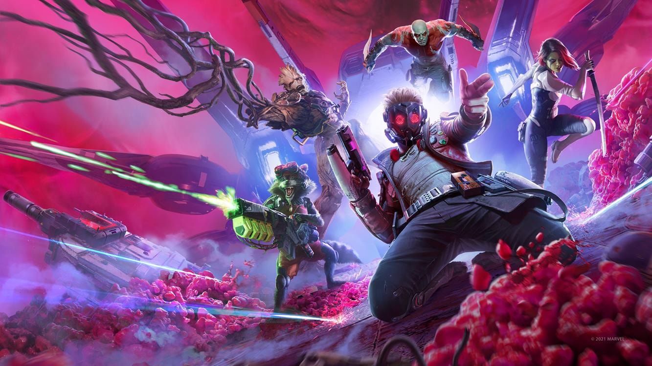 Marvel's Guardians of the Galaxy test kart graficznych