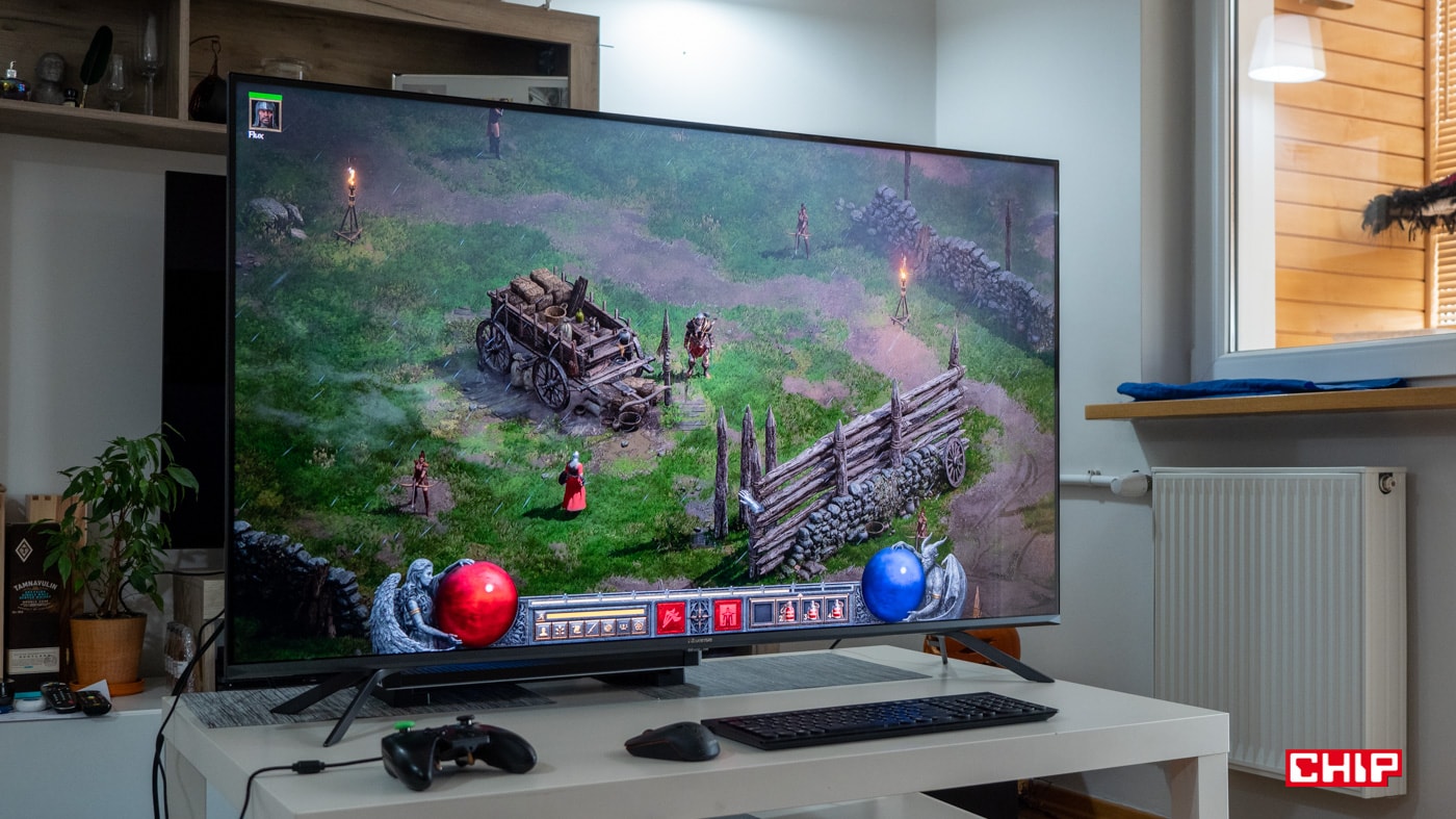 Test HiSense 55E76GQ. Telewizor dla graczy, czy telewizor, na którym można grać?