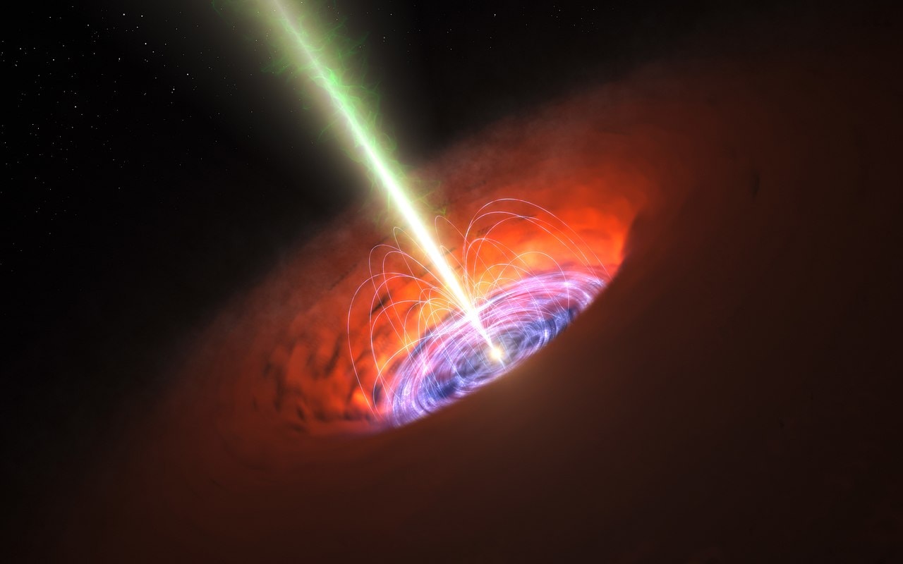 W tej galaktyce znajduje się aktywna czarna dziura. Astronomowie spojrzeli w jej stronę