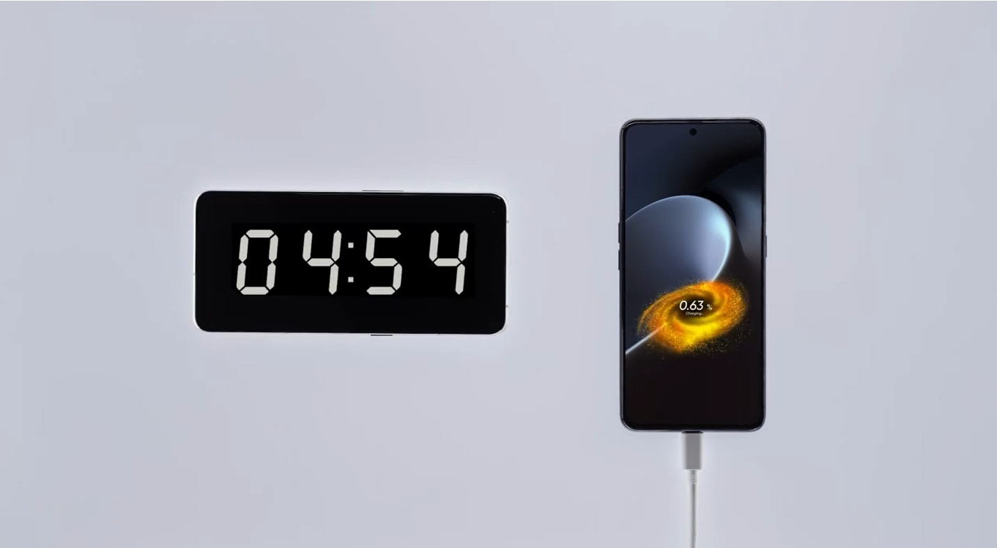 realme demonstruje ładowanie UltraDart 150 W w GT Neo3