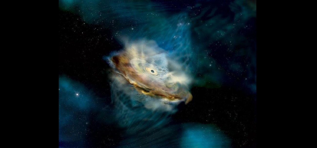 Galaktyka doświadczyła nagłego skoku jasności. Co się z nią stało?