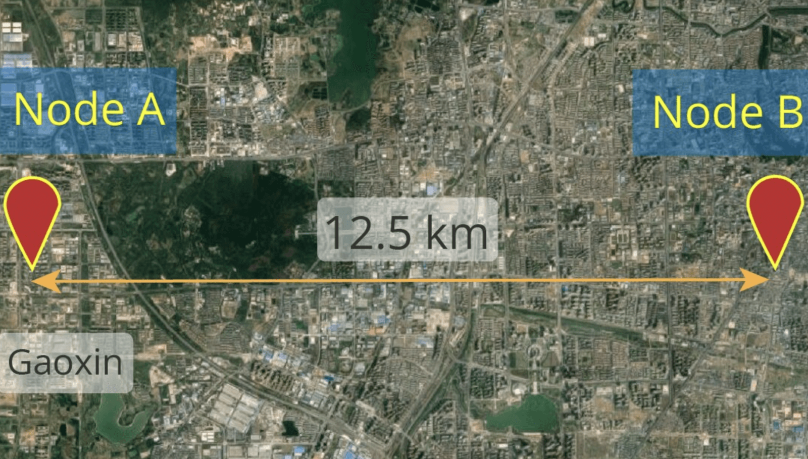 Splątanie kwantowe urządzeń pamięci oddalonych o 12,5 km /Fot. University of Science and Technology of China
