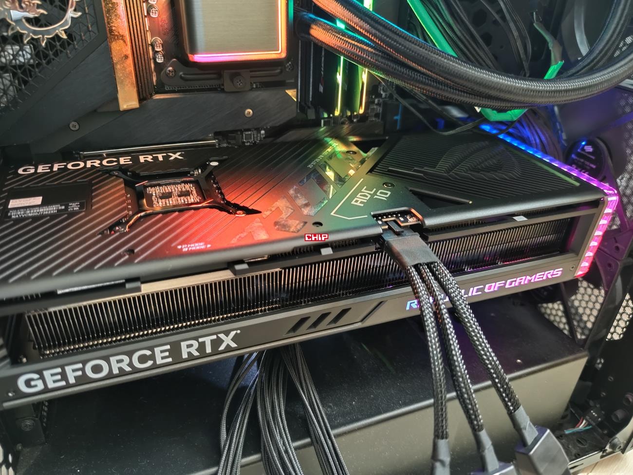 ASUS ROG Strix GeForce RTX 4080 OC Edition Gaming Graphics Card