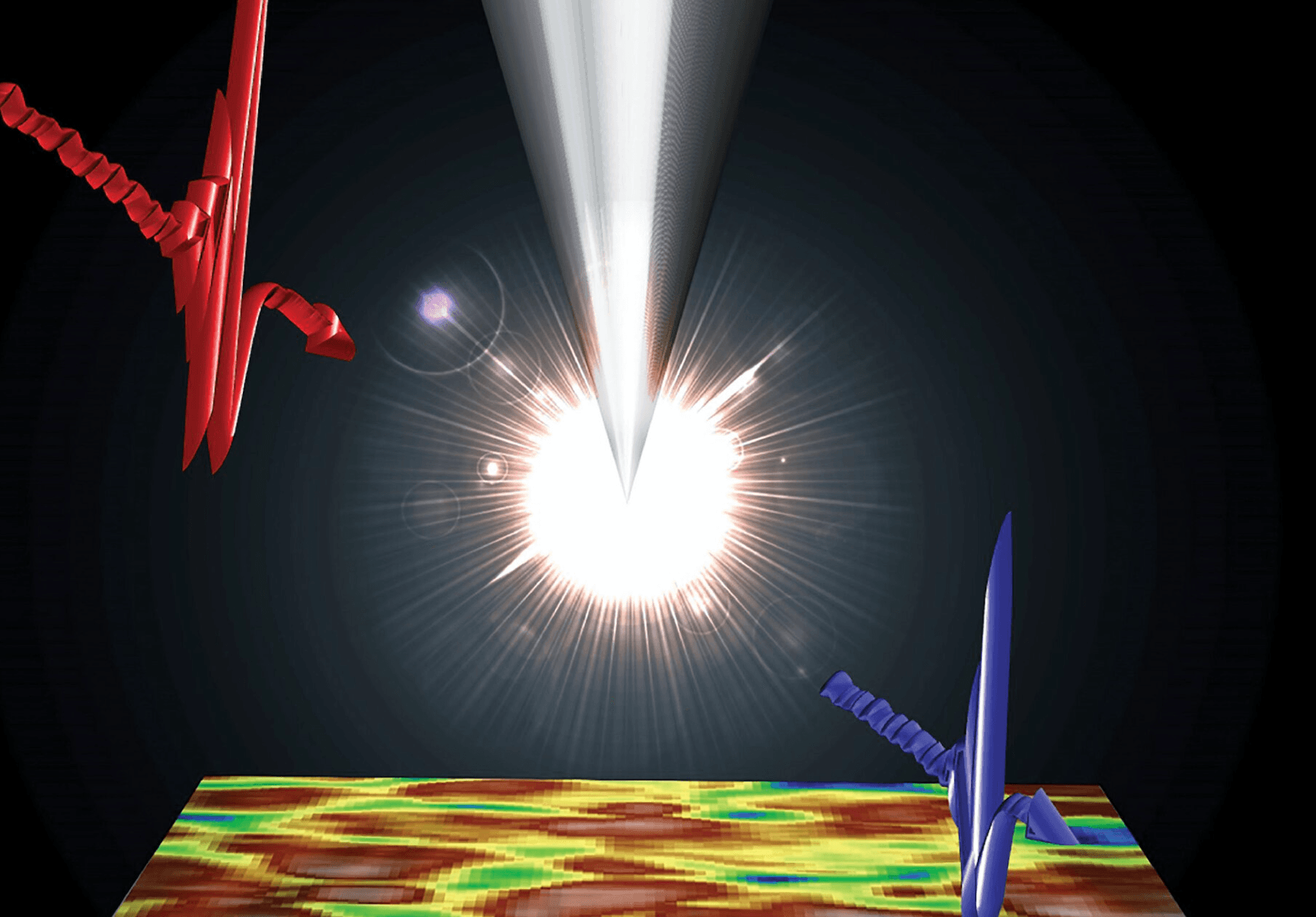 Mikroskop terahercowy może usprawnić pracę nad materiałami przyszłości /Fot. Ames Lab
