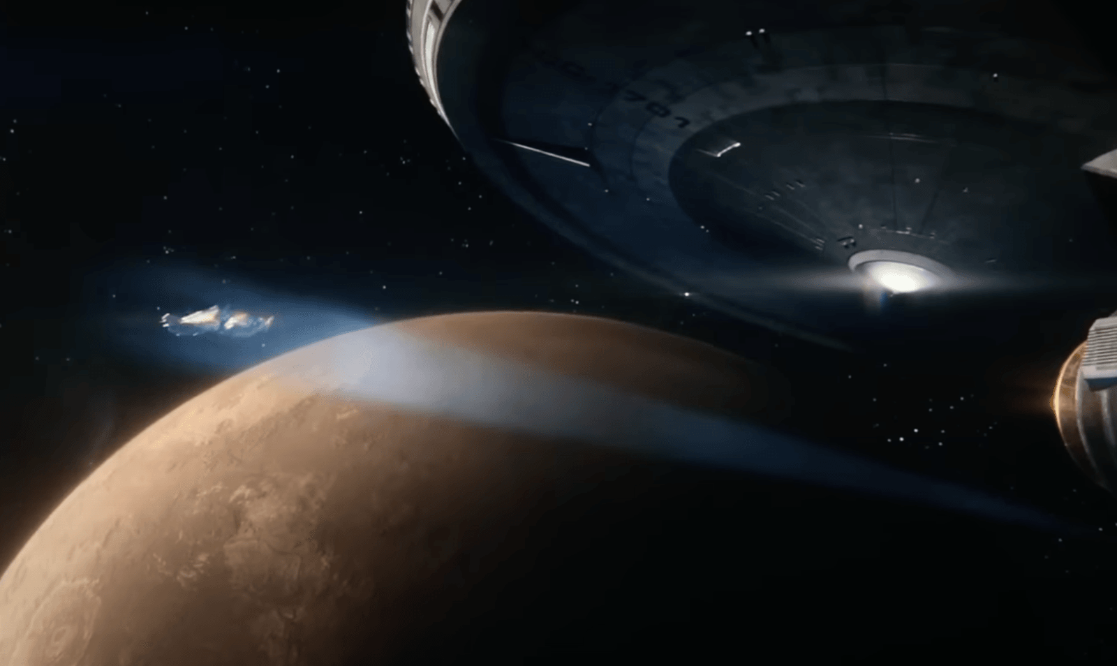 Wiązka przyciągająca, Star Trek: Strange New Worlds /Fot. YouTube
