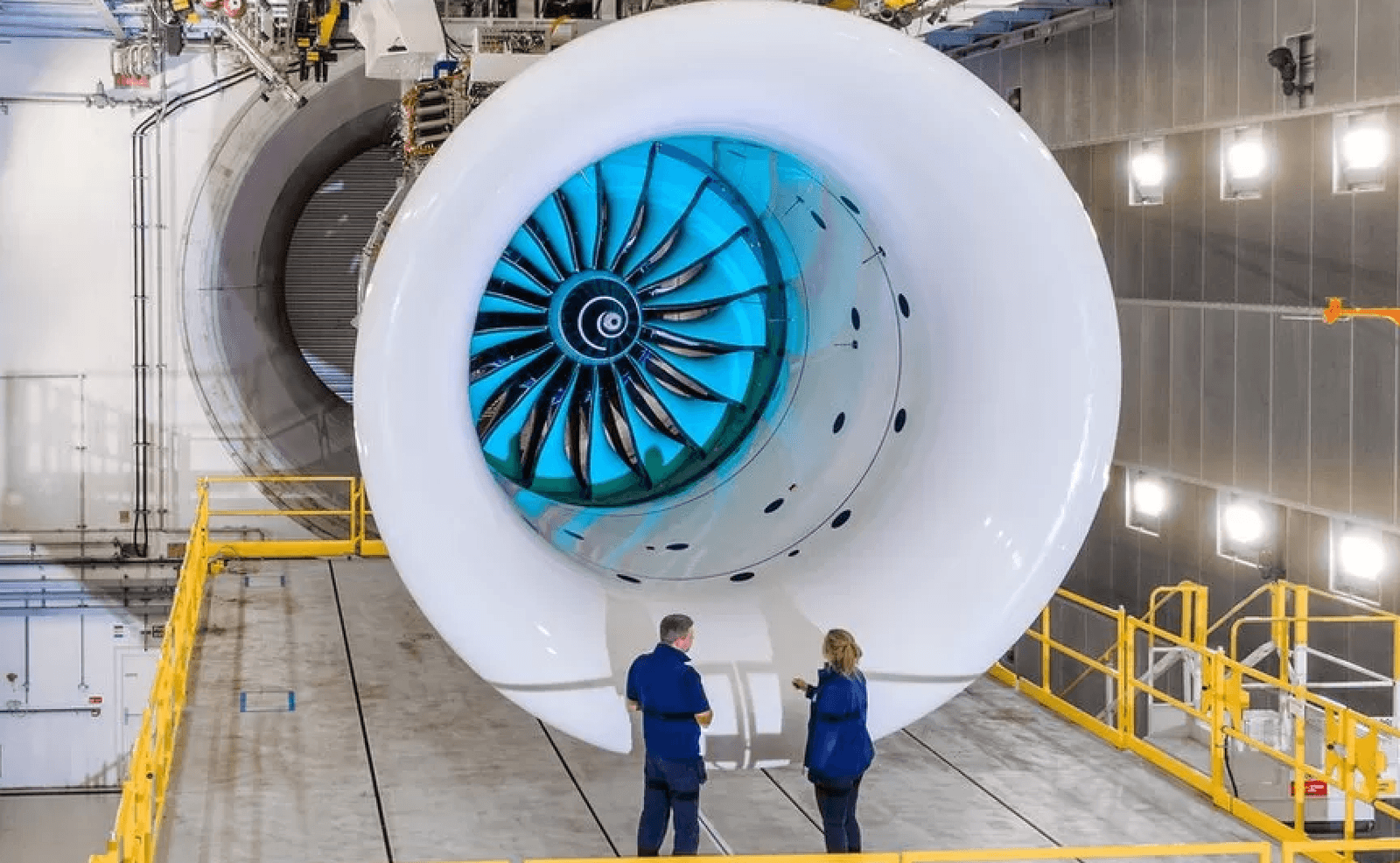 Silnik UltraFan podczas testów /Fot. Rolls-Royce
