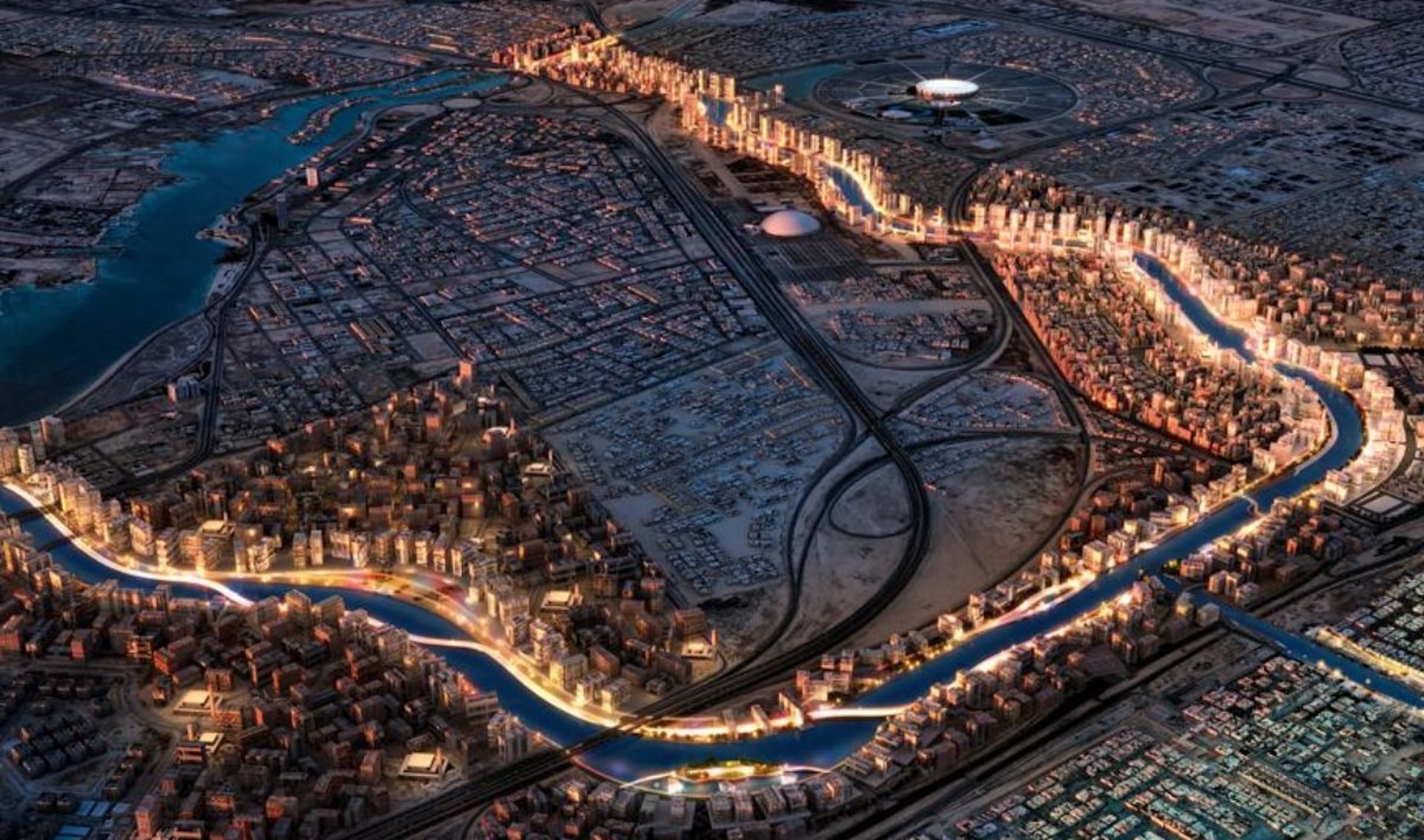 Saudyjscy architekci uwielbiają szokować. Nowy projekt obejmuje wielokilometrowy kanał