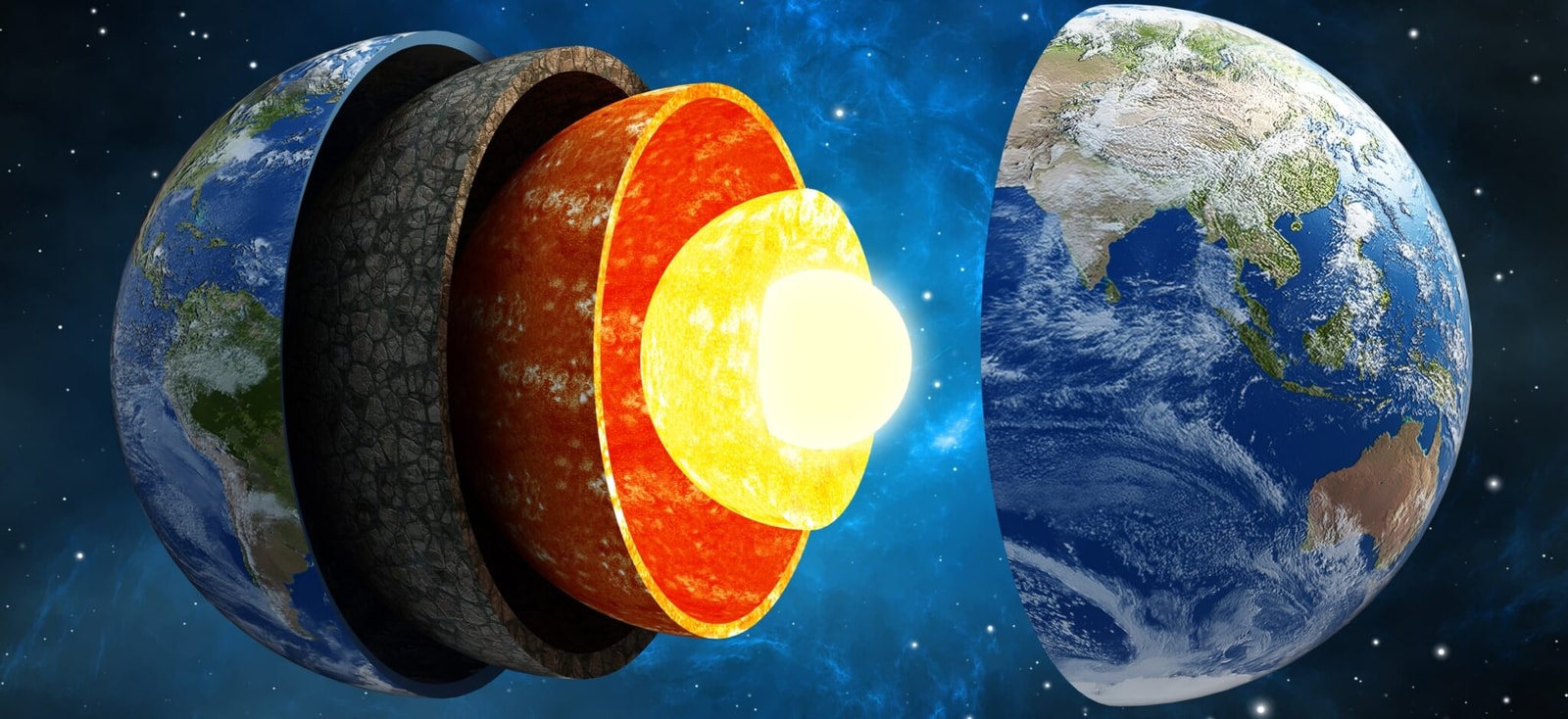 Wnętrze Ziemi się zmienia. Odpowiada za to coś, co dociera tam z powierzchni planety