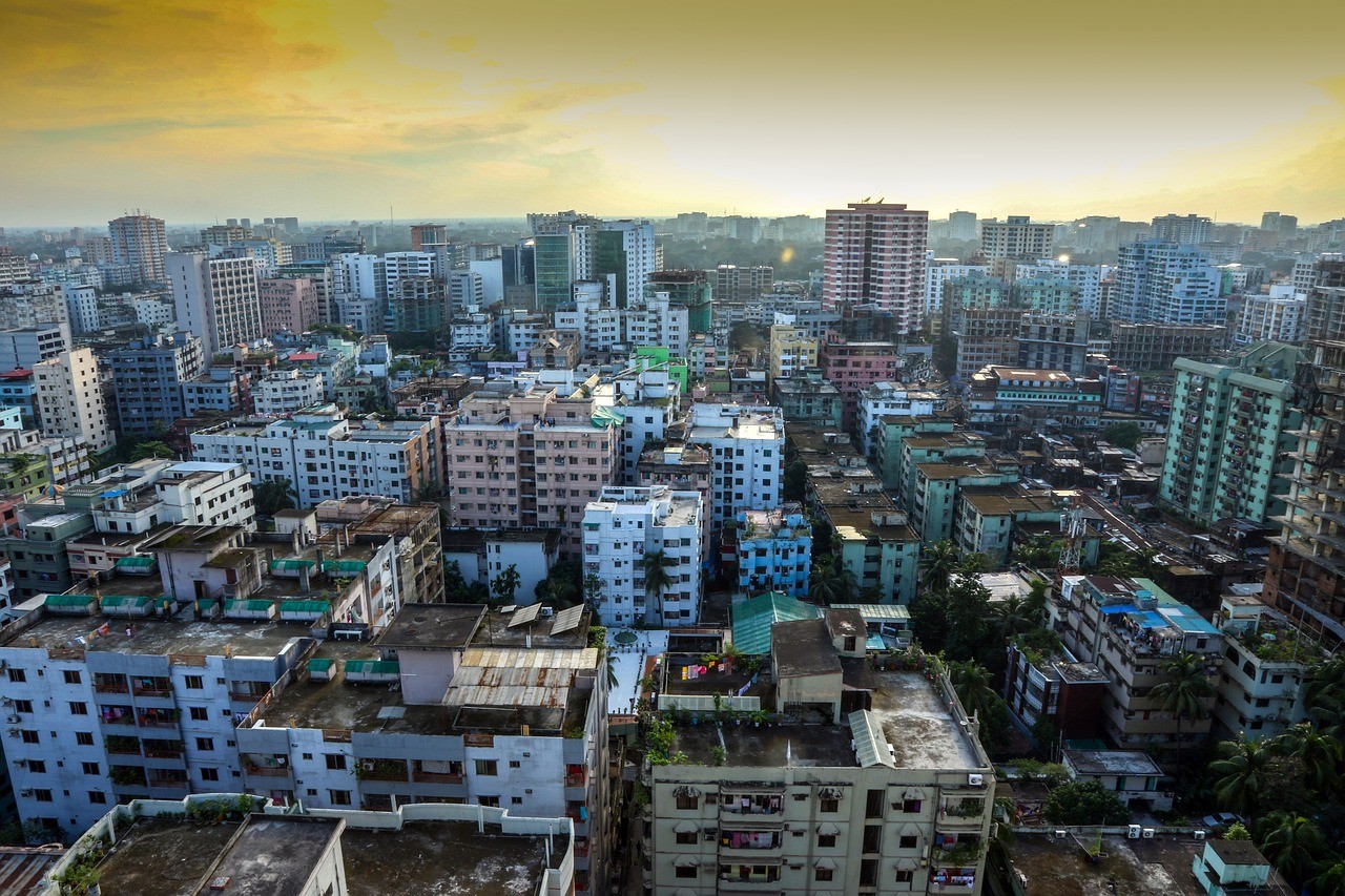 Zdjęcie poglądowe ze stolicy Bangladeszu, Dhaki
