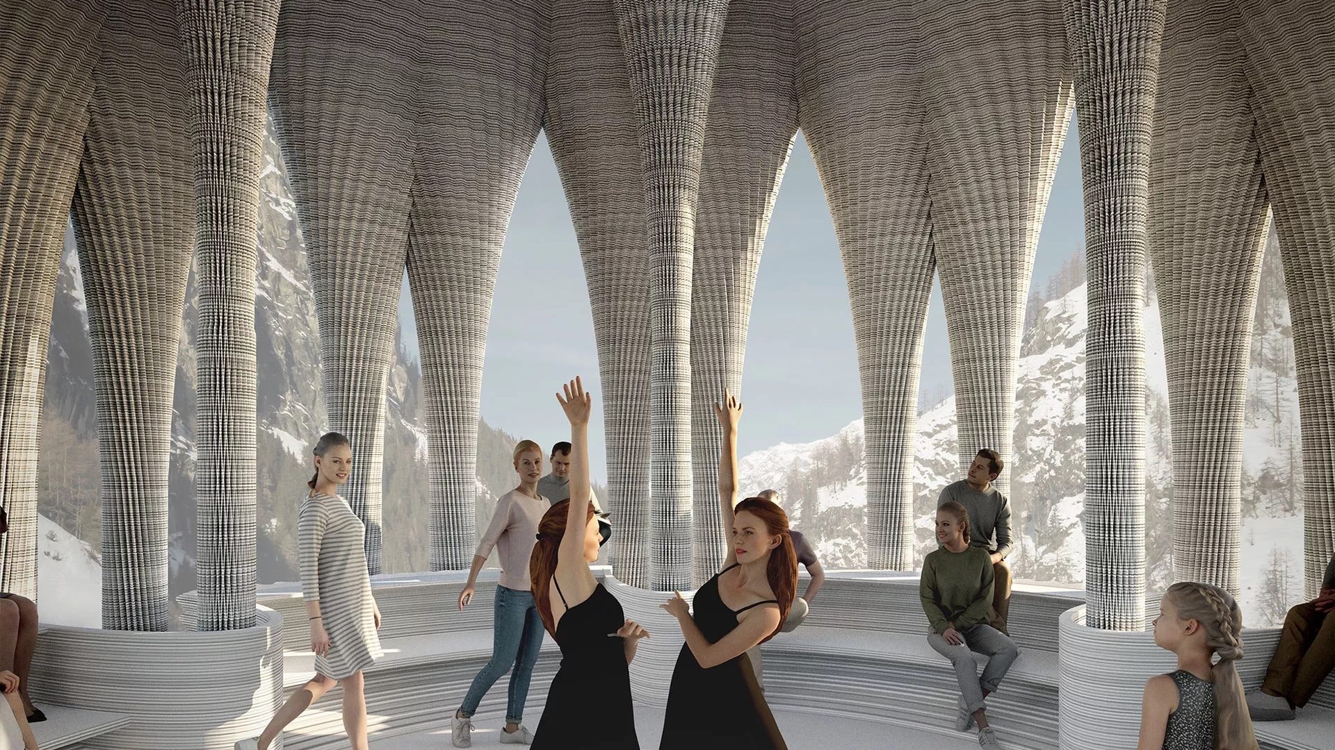 Najwyższy na świecie budynek z drukarki 3D powstaje w Szwajcarii /Fot. DBT
