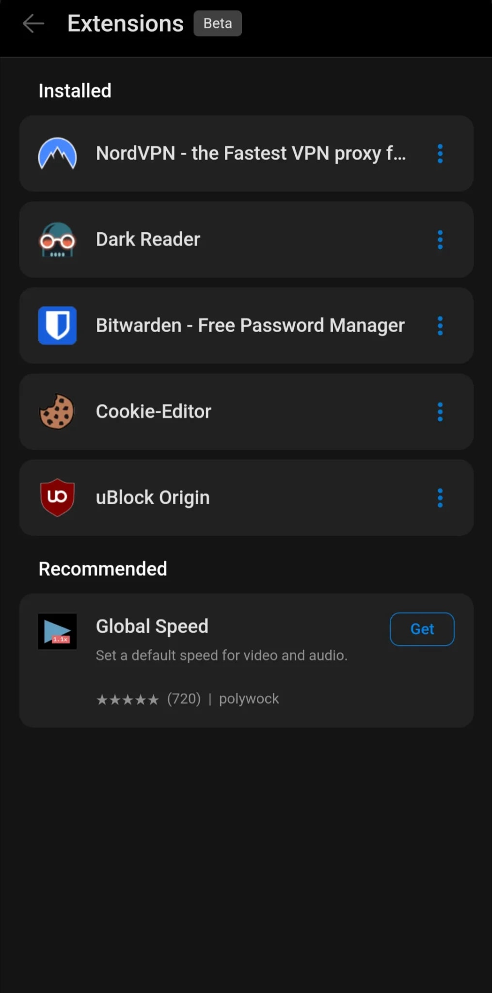 Edge beta