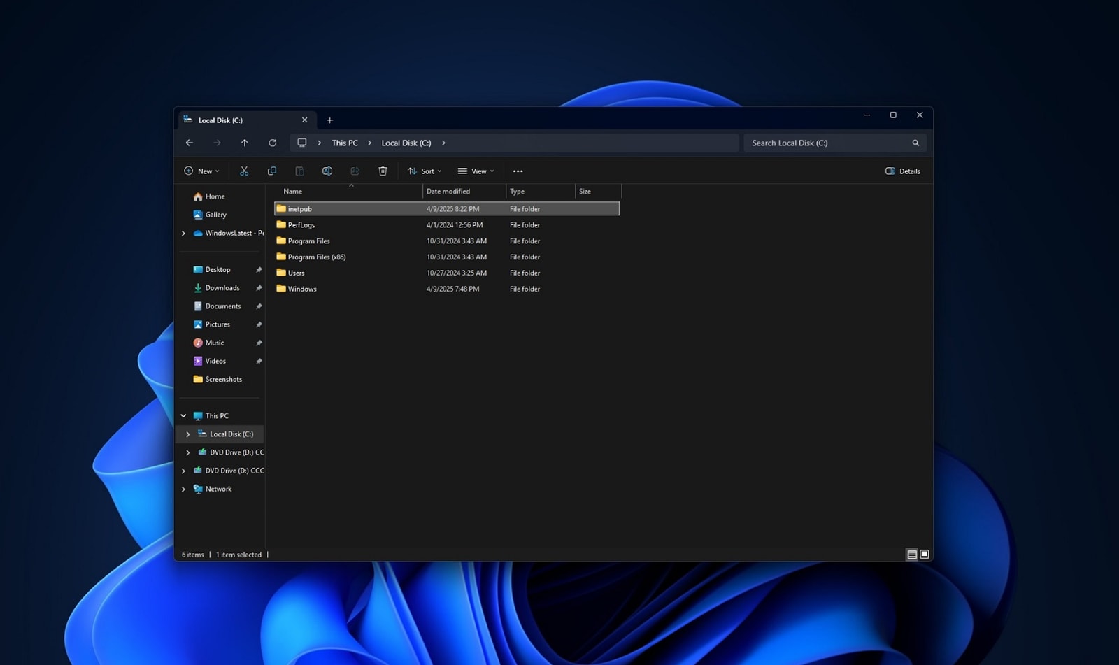 Windows 11 folder