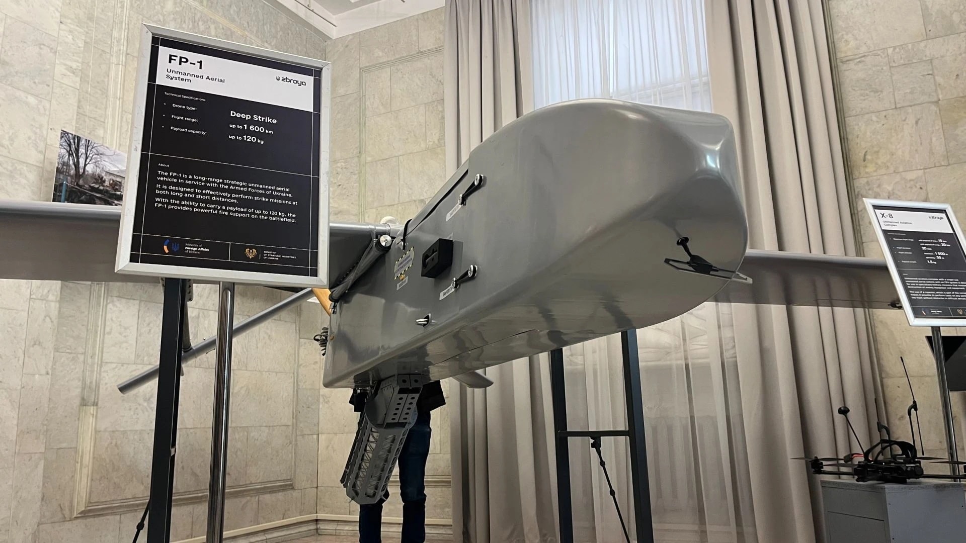 Tajemniczy FP-1 z zasięgiem 1600 km. Ukraina pokazała swoją nową broń