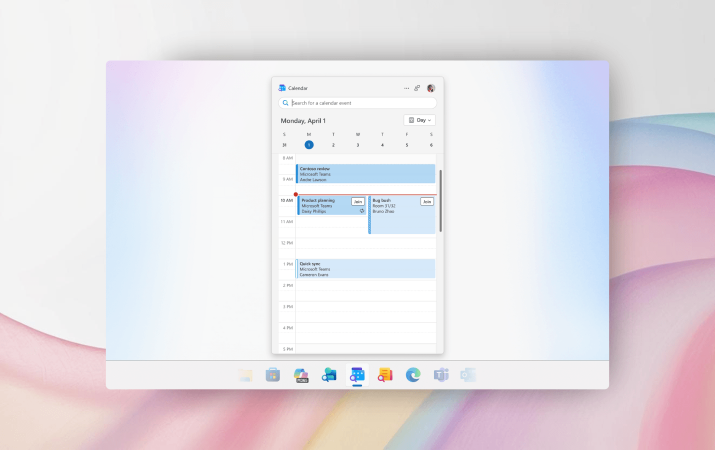 Windows 11 Kalendarz