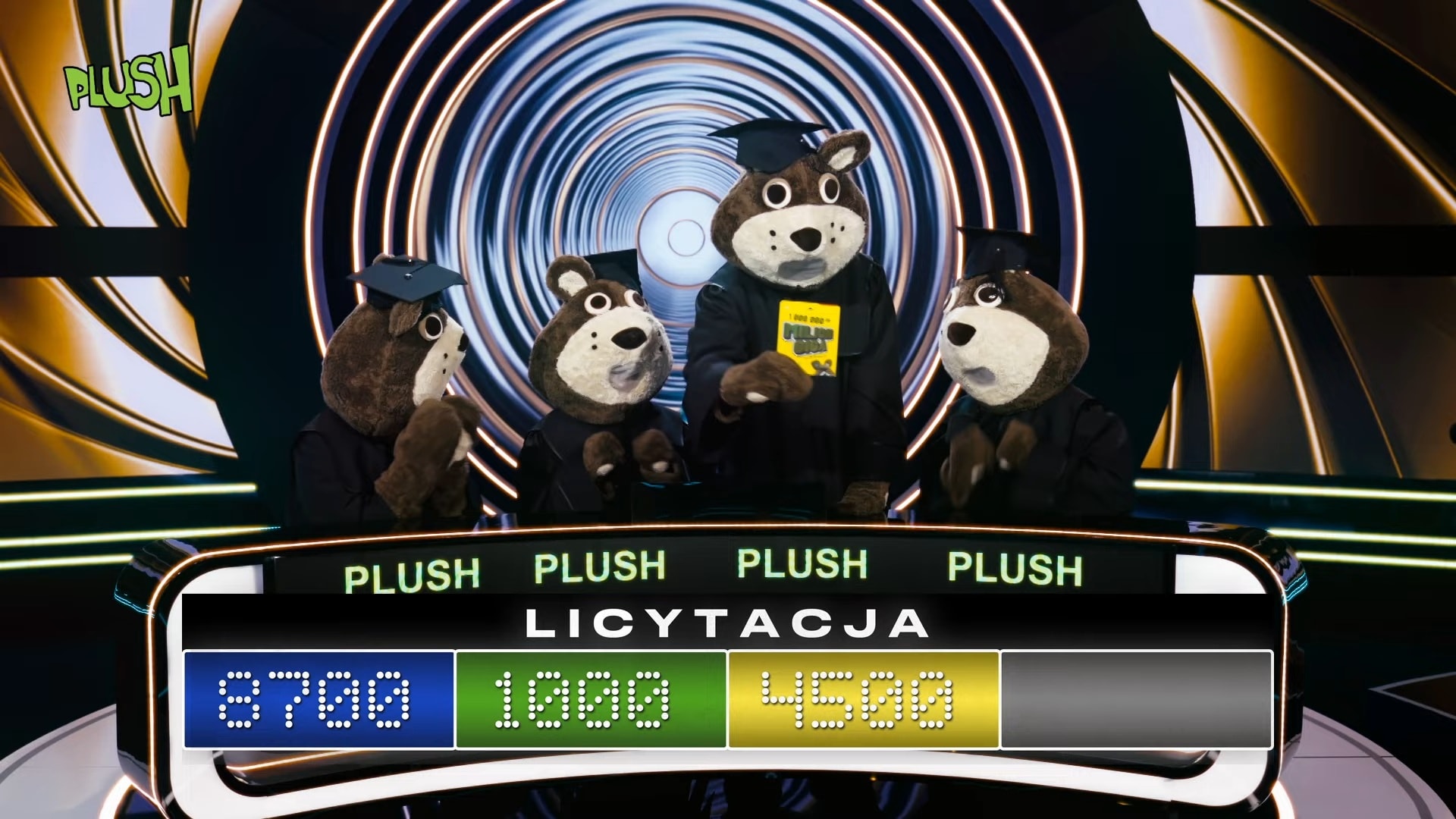 Plush przejmuje kultowy teleturniej. Drużyna Miśtrzów licytuje milion gigabajtów