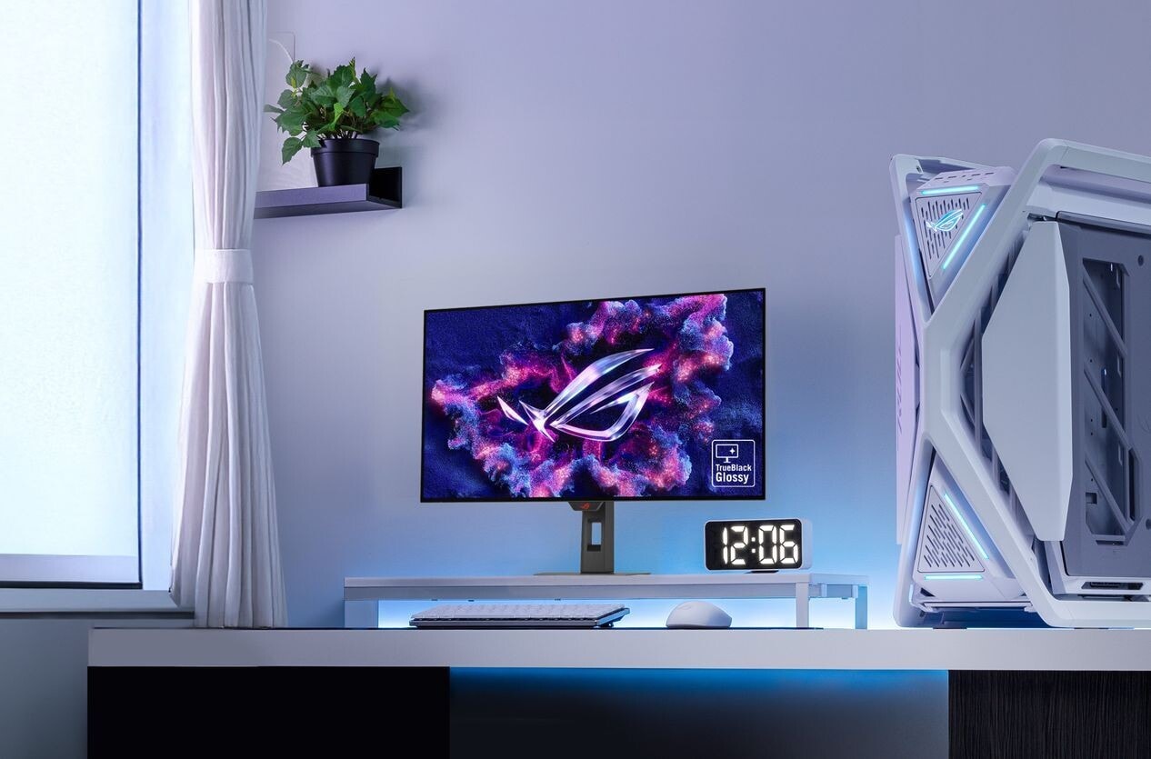 OLED bez wypalania i 240 Hz w 4K. Nowe monitory ASUS ROG zaskakują innowacjami