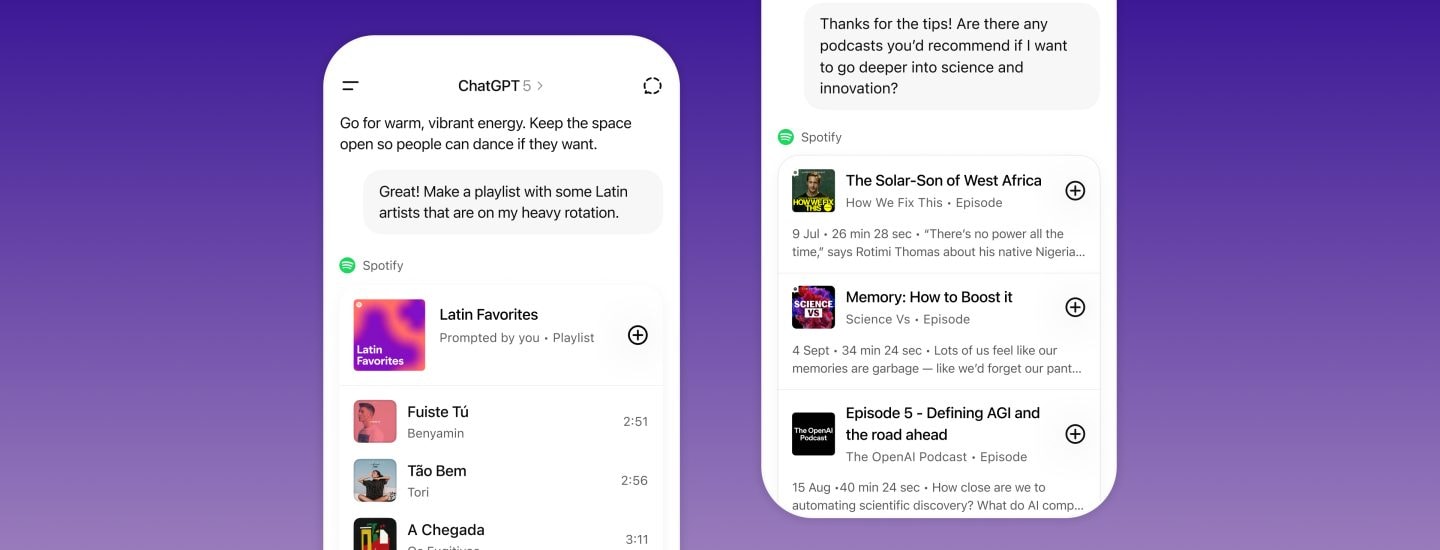 ChatGPT i Spotify połączyły siły, by tworzyć playlisty i odkrywać muzykę