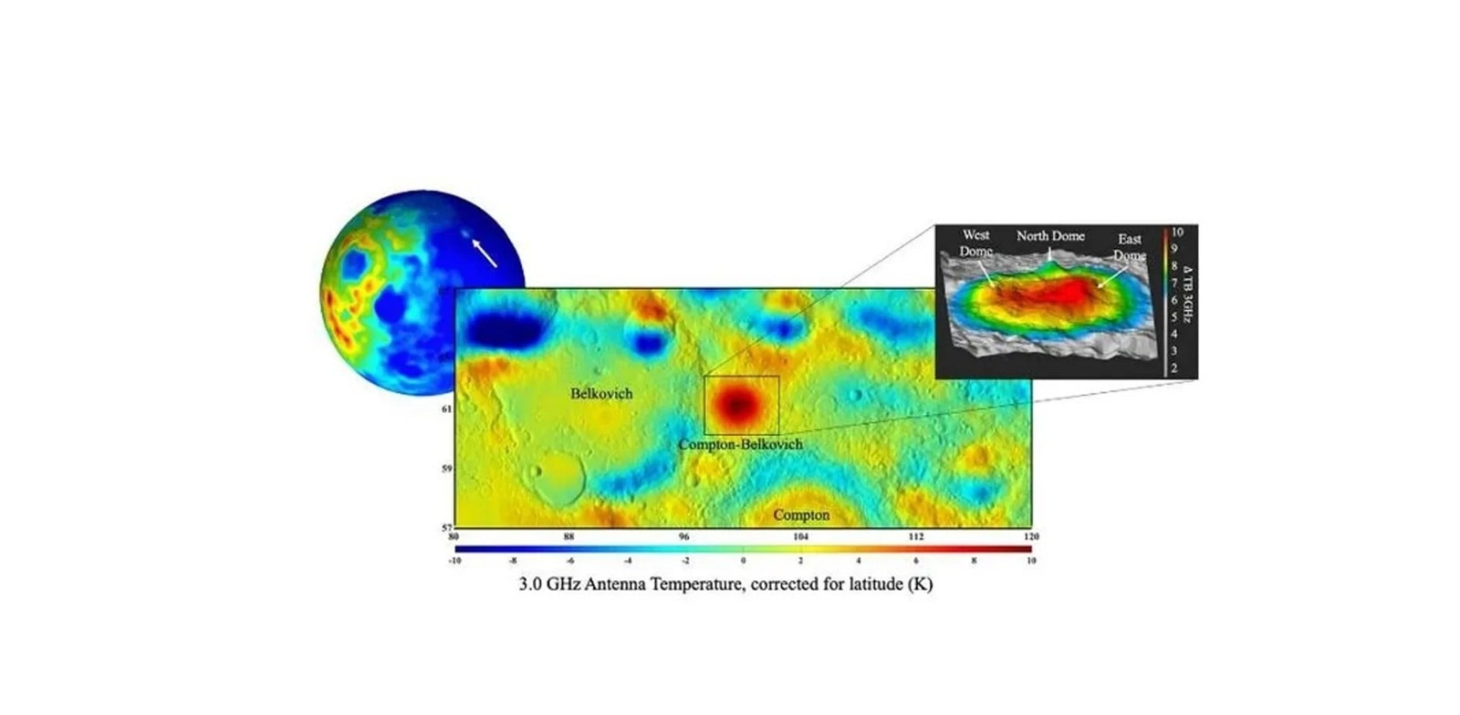 Masywny obiekt pod powierzchnią Księżyca emituje ciepło. Co to jest?