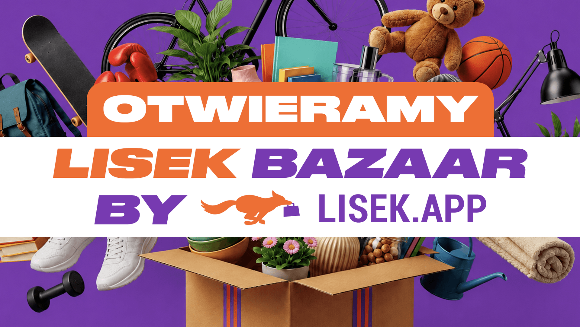 Lisek to już nie tylko zakupy spożywcze. W aplikacji pojawił się marketplace z tysiącami produktów
