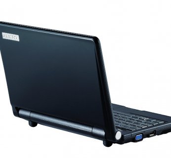 Notebook ma wymiary kartki A4 z jasnym ekranem o przekątnej 8,9 cala, rozdzielczości 1024 x 600 i masie ok. 1 kg
