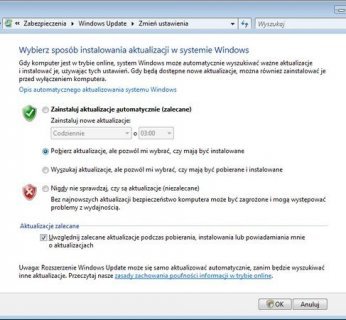 Pozwól, by Windows XP i Vista automatycznie ściągały potrzebne uaktualnienia – sprawuj jednak nadzór nad tym procesem.