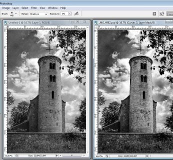 Za pomocą narzędzi Rozjaśnianie i Ściemnianie w Photoshopie stworzymy znacznie ciekawsze, bardziej kontrastowe fotografie czarno-białe, niż wykorzystując wyłącznie polecenie usunięcia koloru.