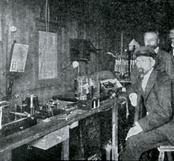 K. F. Braun w laboratorium