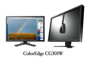 Monitor graficzny Eizo Color Edge CG301W wraz z kalibratorem.