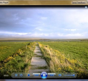 Windows Media Player radzi sobie teraz z odtwarzaniem filmów wysokiej rozdzielczości.
