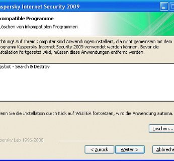 Pakiet Kaspersky Internet Security zechce się zainstalować tylko wtedy, gdy usuniesz Spybot – Search & Destroy.