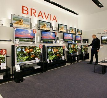 Przy aranżowaniu powierzchni Sony Style Warsaw wzorowano się na salonach Sony Style w Londynie, Paryżu, Berlinie i Barcelonie