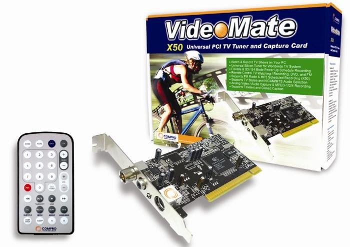 VideoMate X50 – nowy tuner od Compro