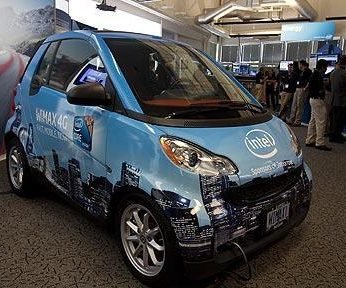 Samochód przyszłości Intel Connected Car