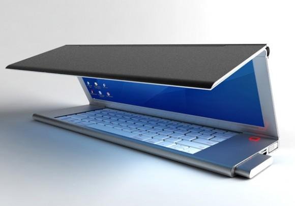 Unikalna koncepcja notebooka z elastycznym OLED-em
