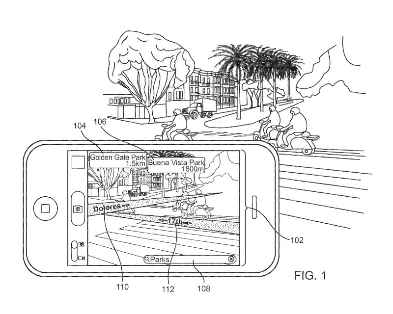 Apple patentuje mapy AR!