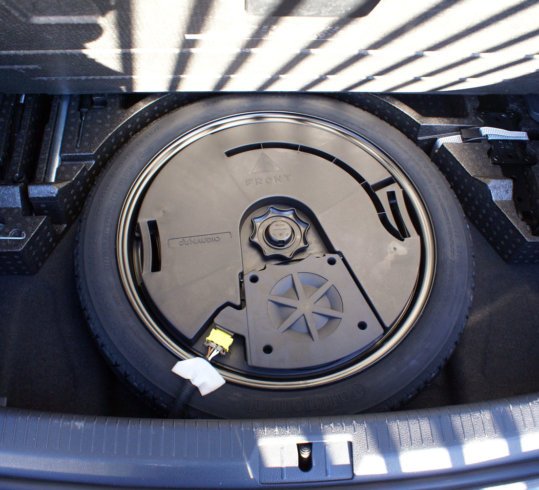 VW Golf R - koło zapasowe