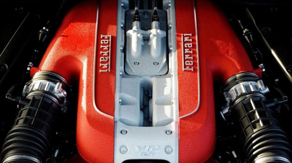 silnik V12, Ferrari silnik V12, silnik V12 Ferrari, FErrari V12