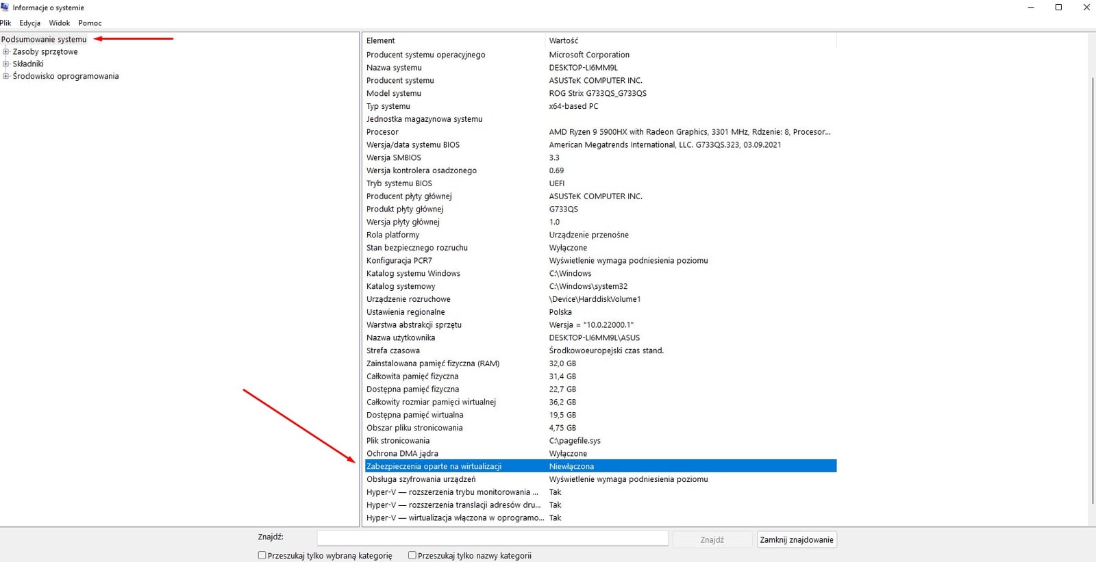 Jak przyspieszyć Windowsa 11, Wyłączenie VBS