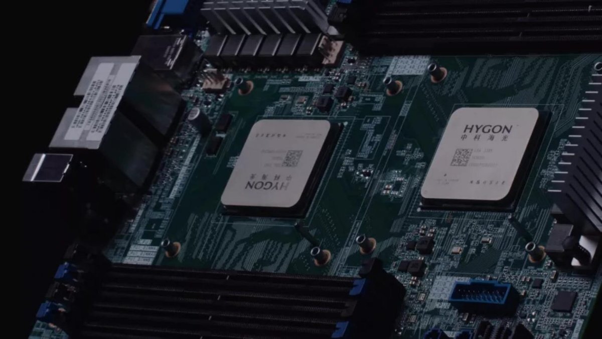 Przetestowano chińskie procesory Hygon C86 3185 na bazie architektury AMD Zen