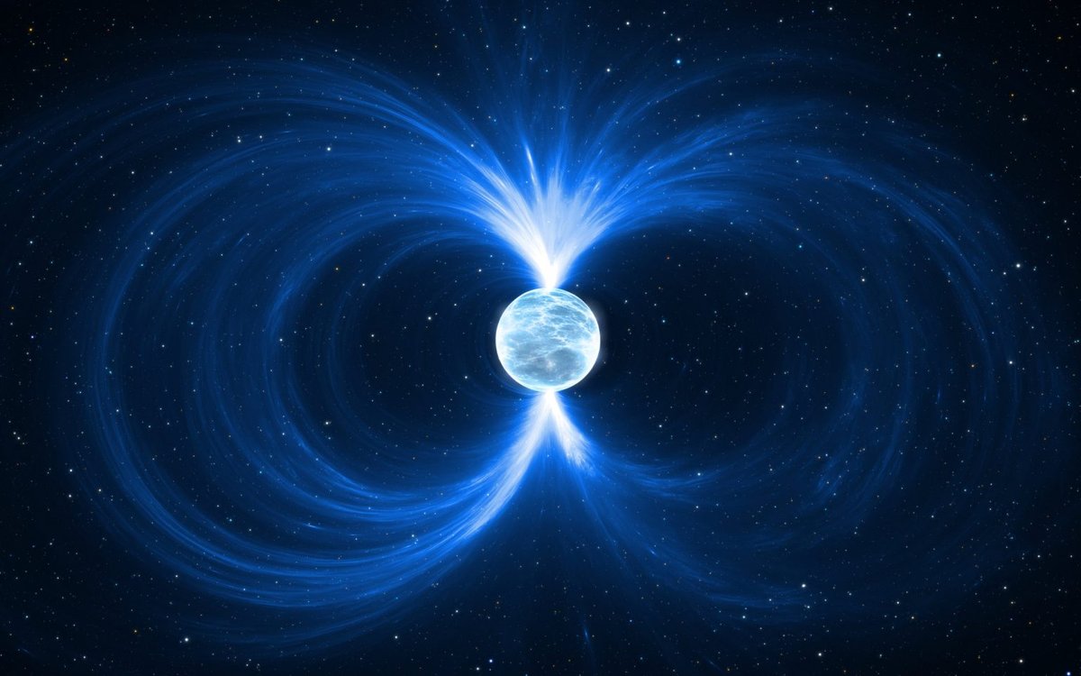 Magnetar to rodzaj gwiazdy neutronowej o silnym polu magnetycznym

