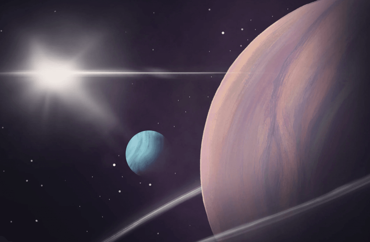 Kepler 1708b-i &#8211; wizja artystyczna
